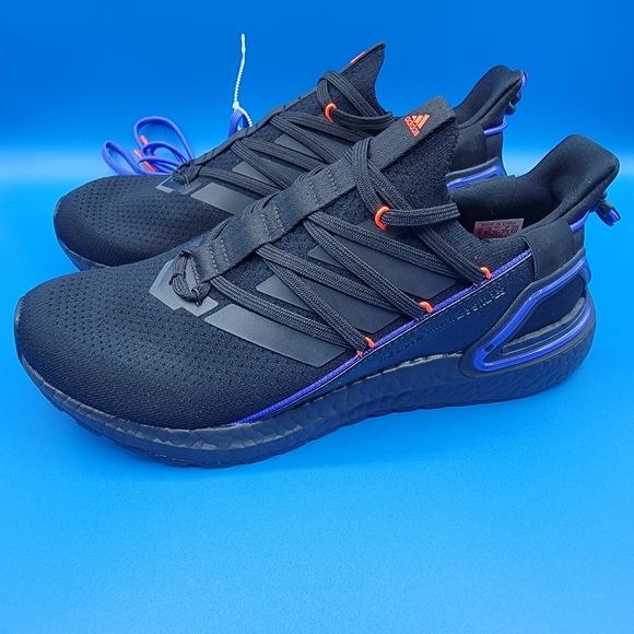 Adidas UltraBoost 20 Explorer "Become A Ninja Pack Black Sonic" Men's Shoe Sz 9 - Picture 1 of 11